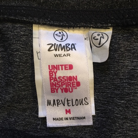 Zumba Fitness So Bootyful Capri Leggings in  Gray - Picture 12 of 13